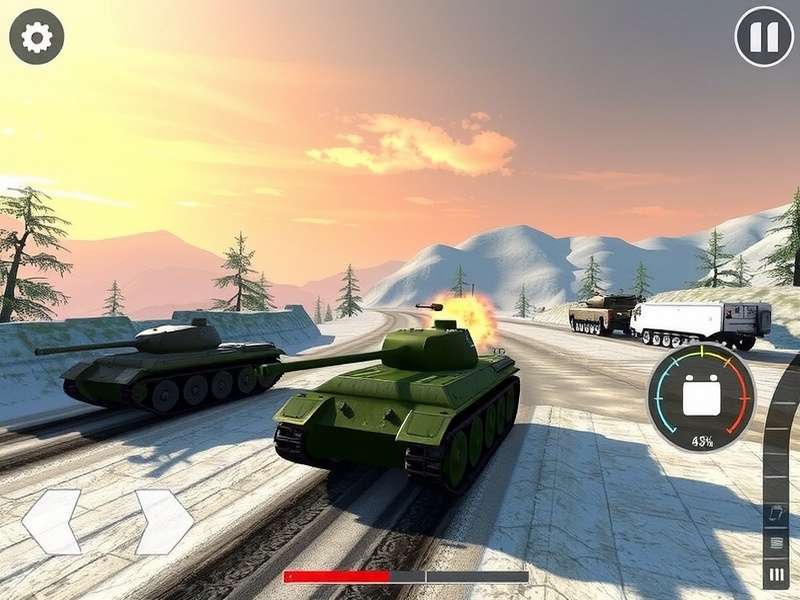 Himalayan Tank Blitz Gameplay Screenshot
